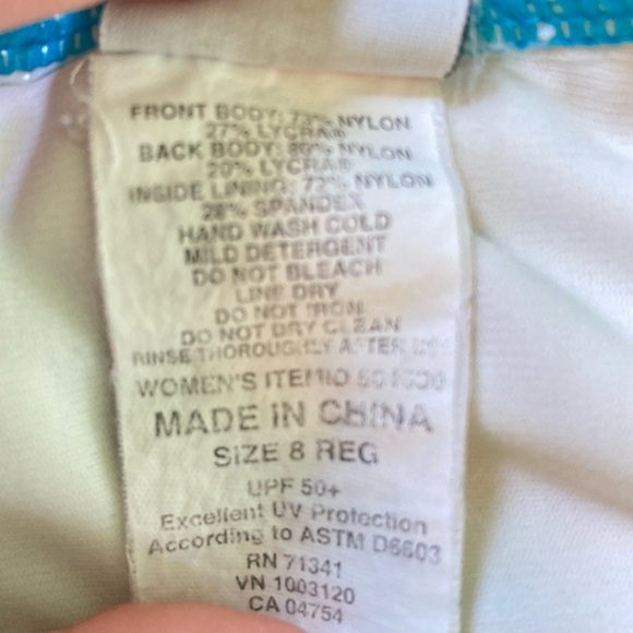 LL Bean Shaping One Piece V-Neck Swimwear Tank Suit with Ruching (Size 8 Reg) - Picture 11 of 13